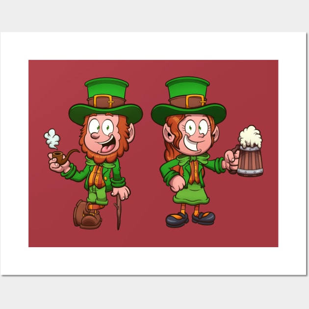 Leprechauns Wall Art by TheMaskedTooner